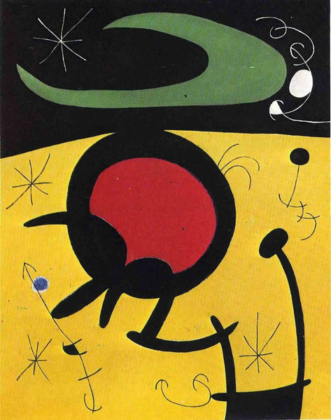 Joan Miro - Vuelo De Pajaros - Canvas Prints