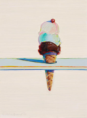 Single Triple Decker - Wayne Thiebaud - Figure Paintings - Framed Prints