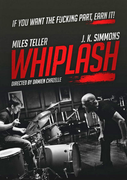 Whiplash - Miles Teller J K Simmons - Hollywood Movie Poster 2 - Framed Prints