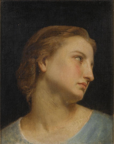 Study Of a Woman's Head (Philomèle Et Progné) – Adolphe-William Bouguereau Painting - Posters