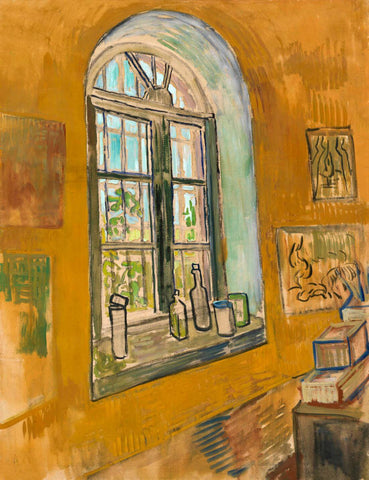 Window In The Studio (1889) - Vincent van Gogh Painting - Framed Prints by Vincent Van Gogh