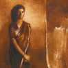 Woman - Bikas Bhattacharji - Indian Contemporary Art Painting - Life Size Posters