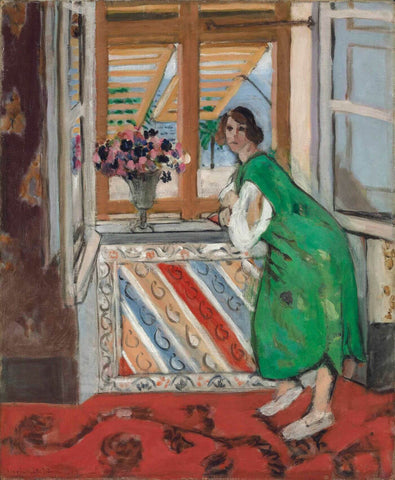 Young Girl in a Green Dress- Henri Matisse - Art Prints by Henri Matisse