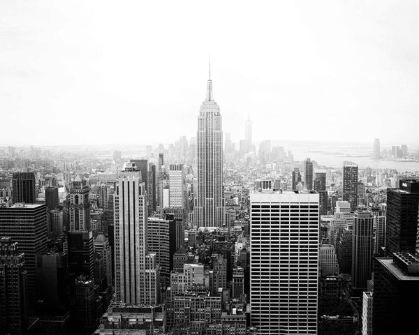 NYC Skyline Empire State Building B\u0026W - Posters