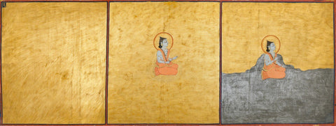 Three Aspects Of The Absolute From A Manuscript Of The Nath Charit, 1823 - Canvas Prints by Bulaki
