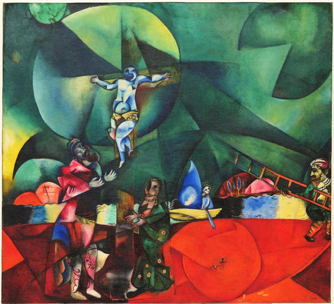 Calvary - Large Art Prints by Marc Chagall