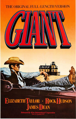 Giant – James Dean – Hollywood Classic English Movie Poster - Large Art Prints