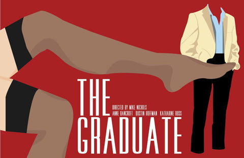 Tallenge Hollywood Collection - The Graduate - Movie Poster - Large Art Prints