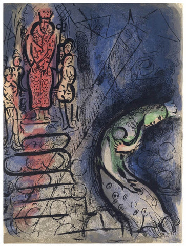 Ahasuerus Send Vasthi Away - Posters by Marc Chagall