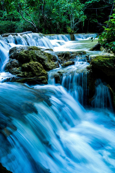 Kuang Si Waterfall - Framed Prints